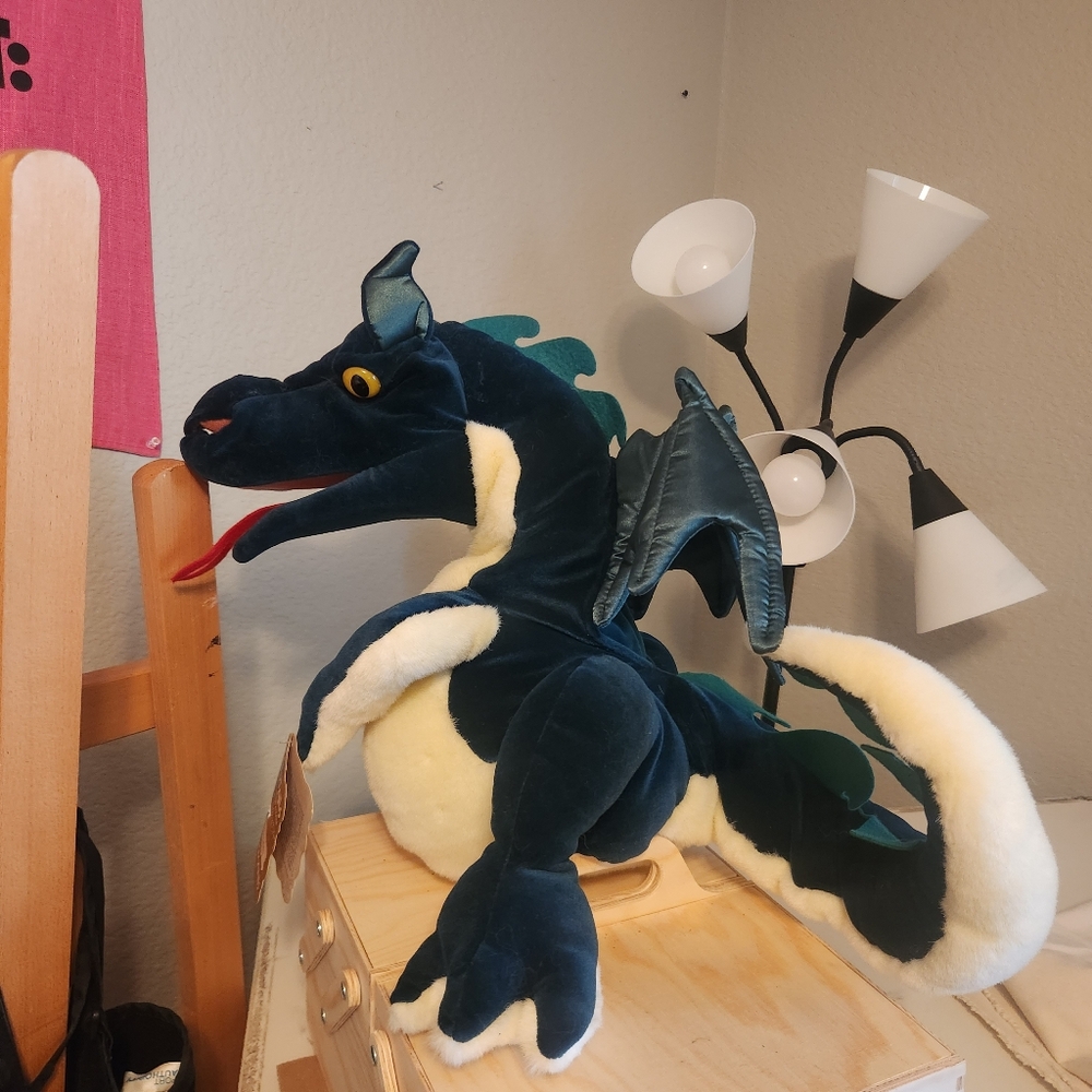 Vintage Folkmanis Dragon Puppet